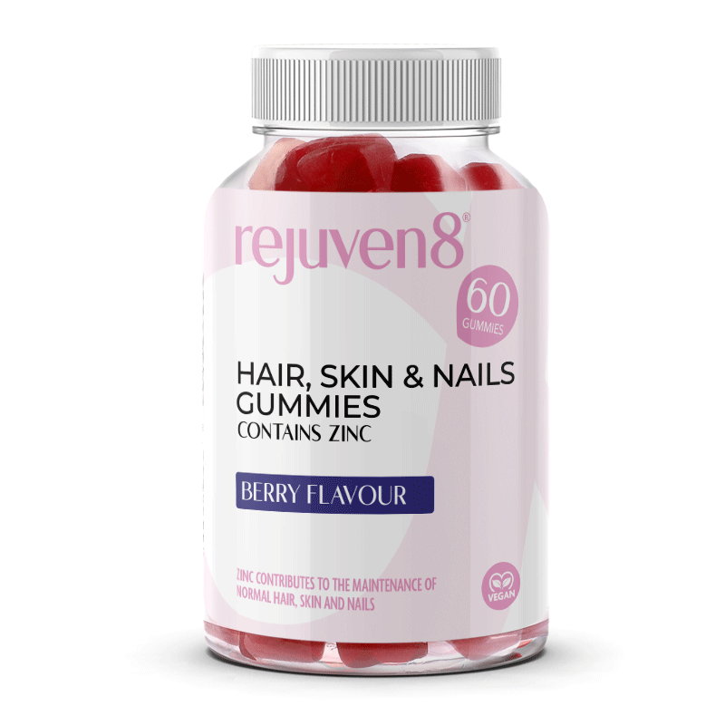 Rejuven8 Hair, Skin & Nails Berry Flavour Gummies - 60 Gummies