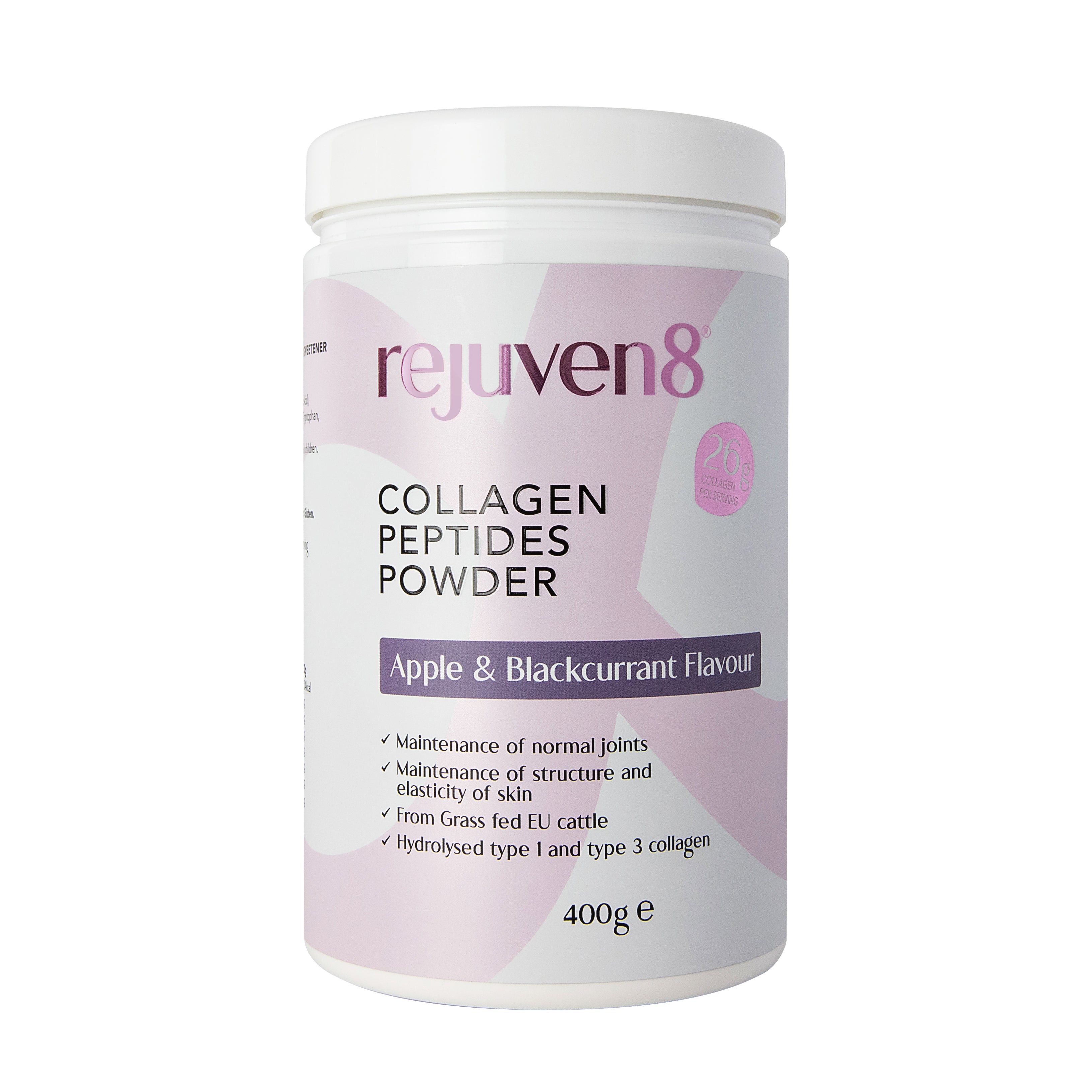 Apple & Blackcurrant Flavour Collagen Peptides Powder (14 Day Supply) 400g